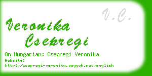 veronika csepregi business card